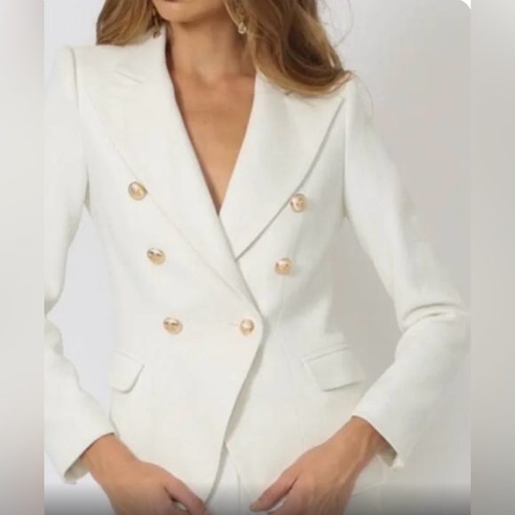 DO+BE White Blazer in size large - Picture 5 of 5